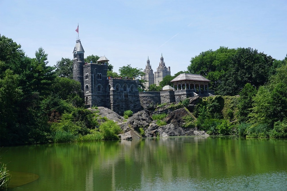 Belvedere Castle and Turtle Pond, Central Park, New York.