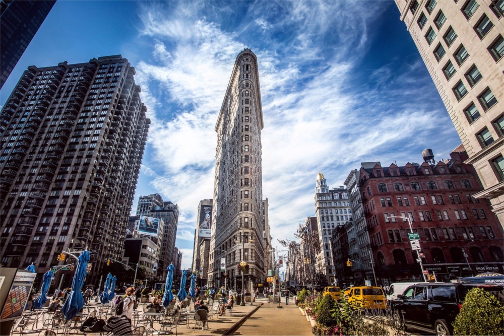 Flatiron Building Cityscape, Manhattan, New York City.