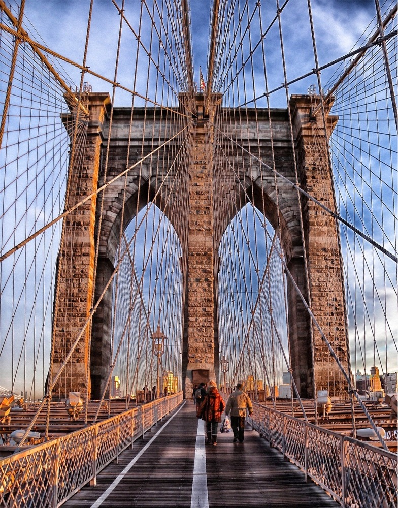 Brooklyn Bridge Pier, New York.