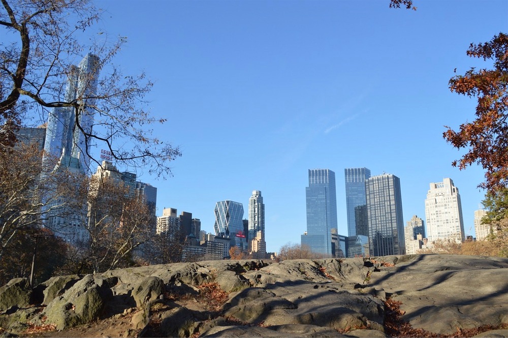 Umpire Rock, Central Park, Manhattan, New York City.