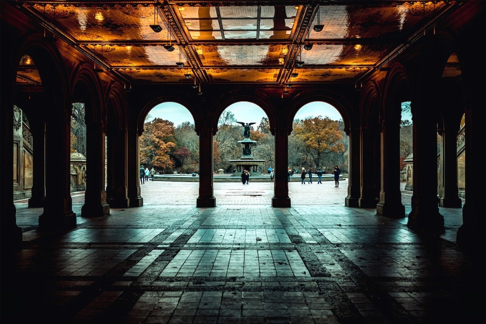 Bethesda Terrace and Fountain, Central Park, Manhattan, New York City.