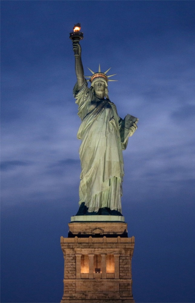 The Statue of Liberty, Liberty Island, NYC.