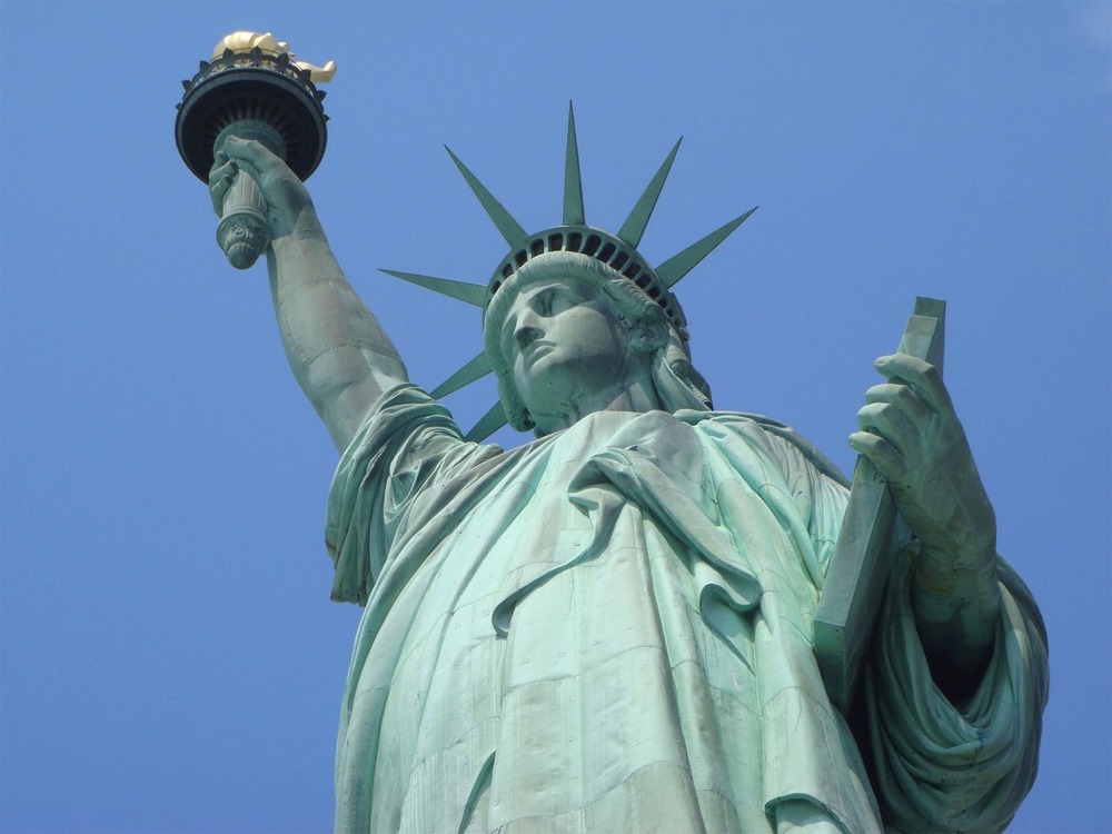 The Statue of Liberty, Liberty Island, NYC.