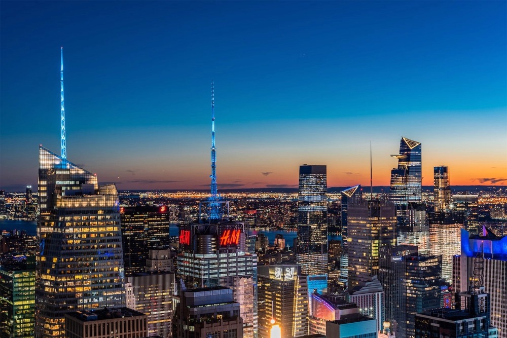 Midtown Manhattan Cityscape, New York.