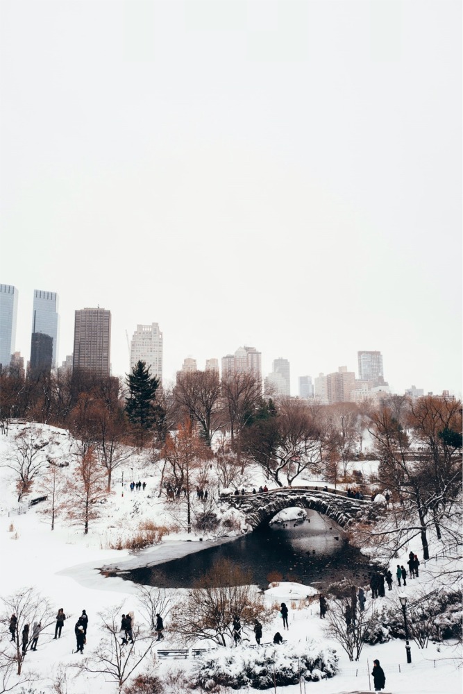 Gapstow Bridge, Central Park, New York.