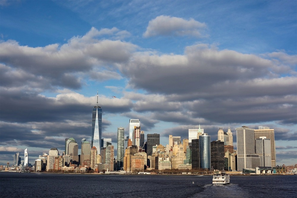 Lower Manhattan Skyline, New York.